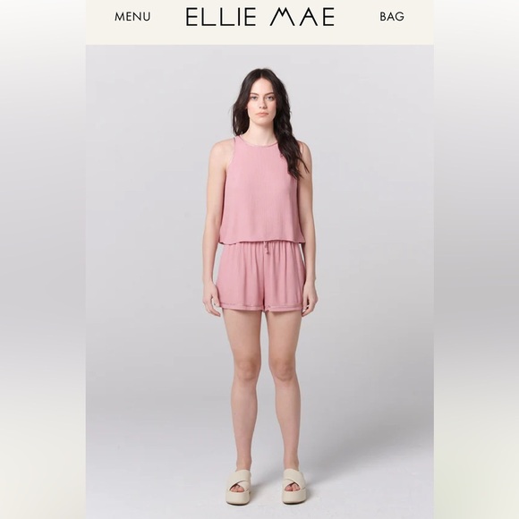 ELLIE MAE 2 Piece Set Kali Shorts & Katie Tank Rosette size small - Picture 3 of 16